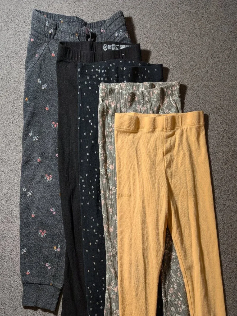 Girls 4T Bundle Lot of 5 Leggings Joggers Carter's